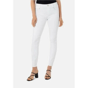 Liverpool Gia Glider Ankle Skinny Jeans in Bright White Size 2 29x27